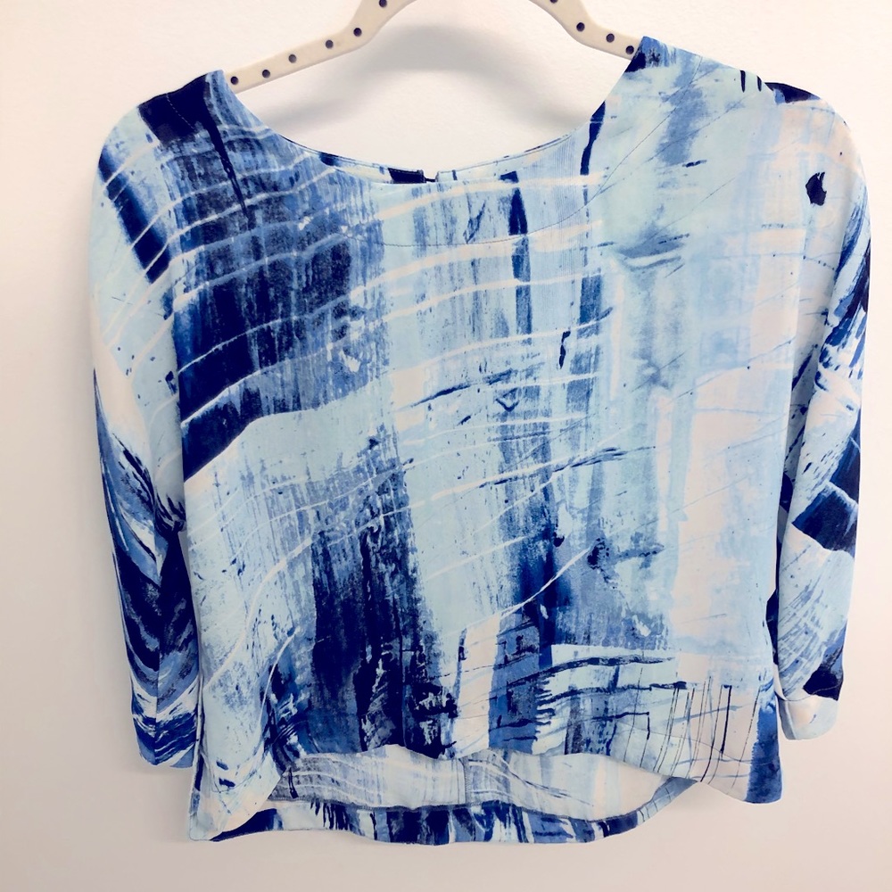 Aqua Blouse Size Small